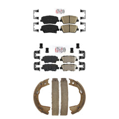 Transit Auto KNN-101187 Disc Brake Pad for 2012-2017 Hyundai Azera - Front and Rear