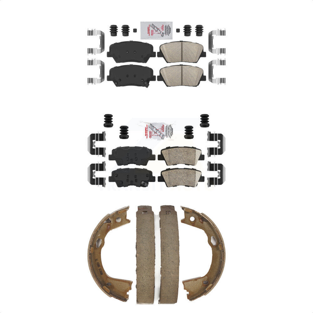 Transit Auto KNN-101188 Disc Brake Pad for 2012-2017 Hyundai Azera - Front and Rear