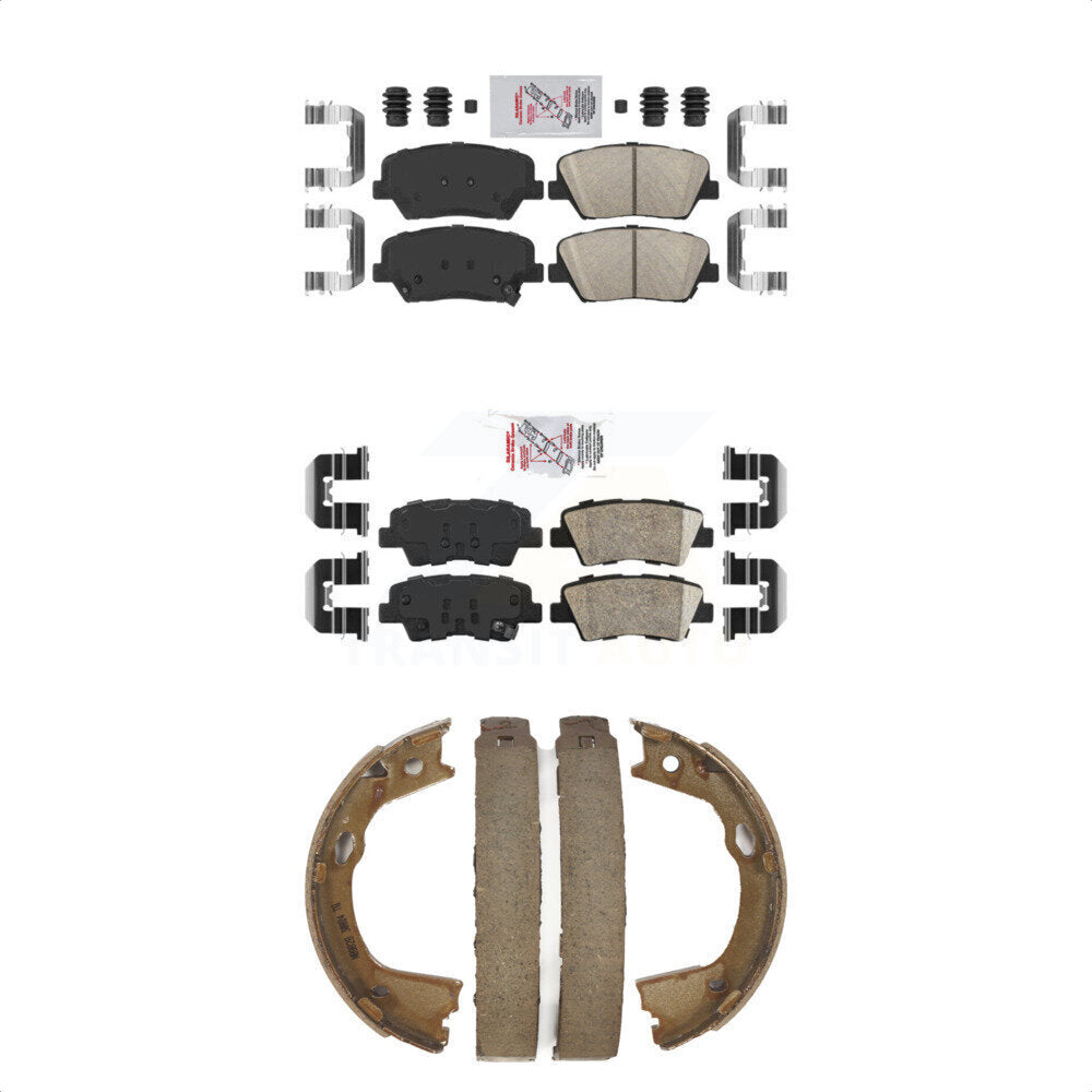 Transit Auto KNN-101190 Disc Brake Pad for 2012-2017 Hyundai Azera - Front and Rear