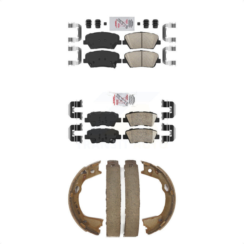 Transit Auto KNN-101190 Disc Brake Pad for 2012-2017 Hyundai Azera - Front and Rear