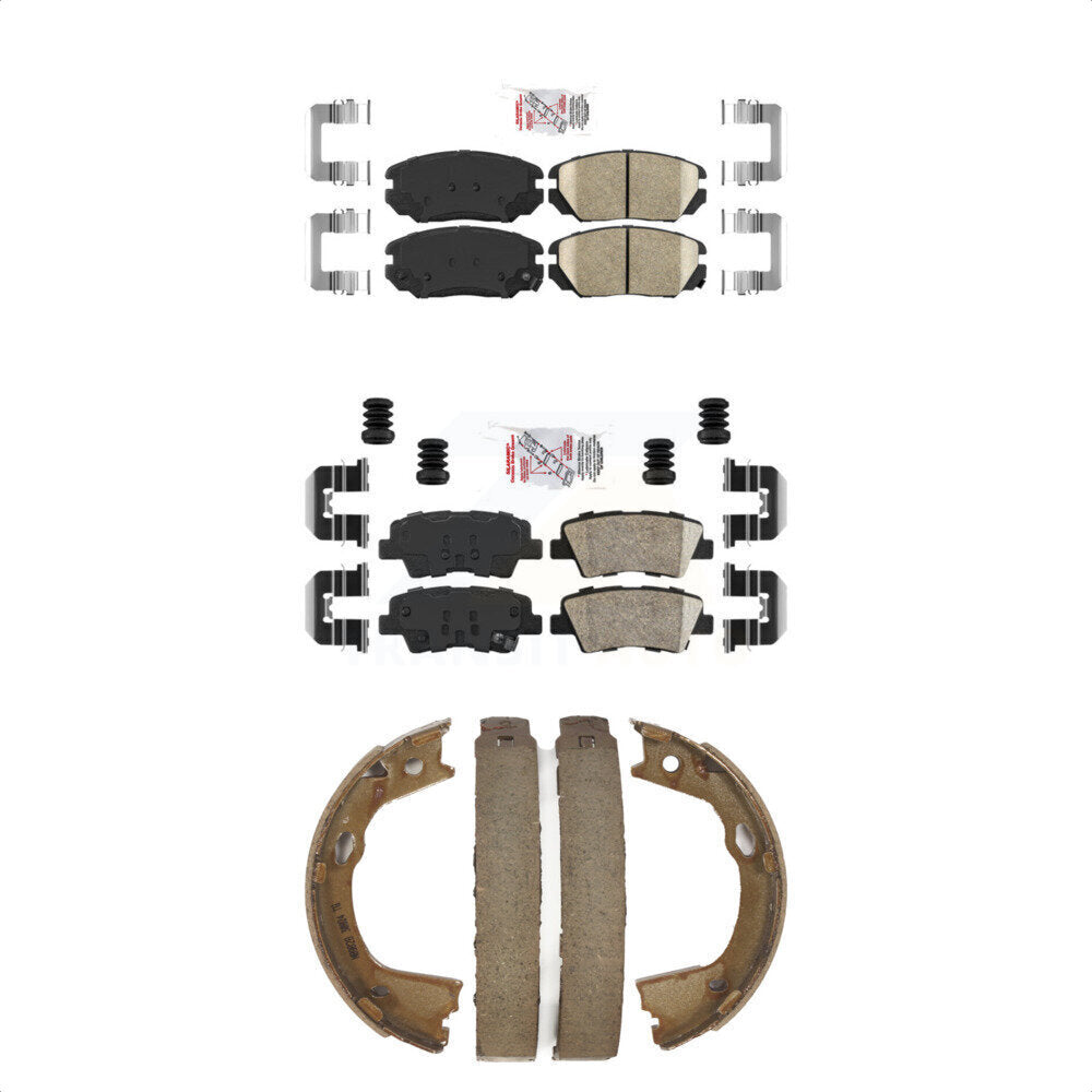 Transit Auto KNN-101191 Disc Brake Pad for 2010-2011 Hyundai Azera - Front and Rear