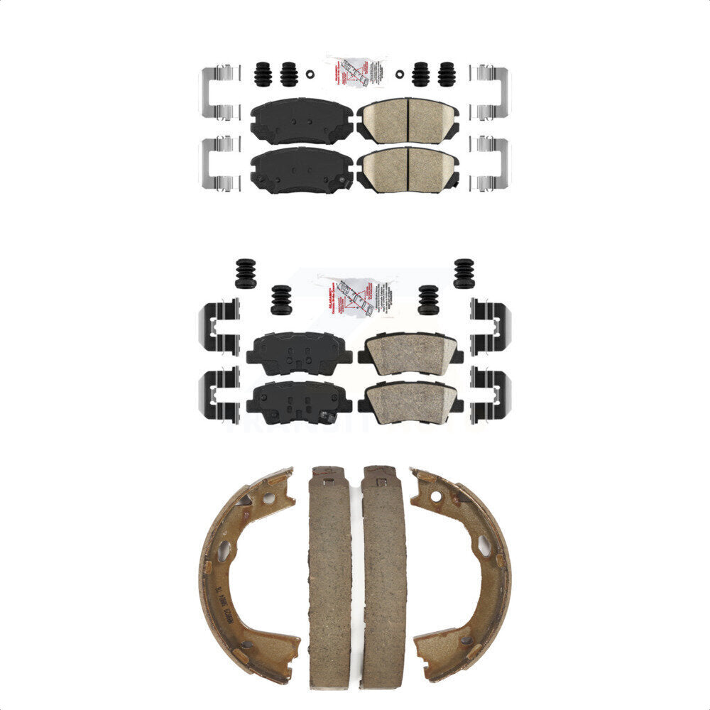 Transit Auto KNN-101192 Disc Brake Pad for 2010-2011 Hyundai Azera - Front and Rear