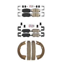 Transit Auto KNN-101192 Disc Brake Pad for 2010-2011 Hyundai Azera - Front and Rear