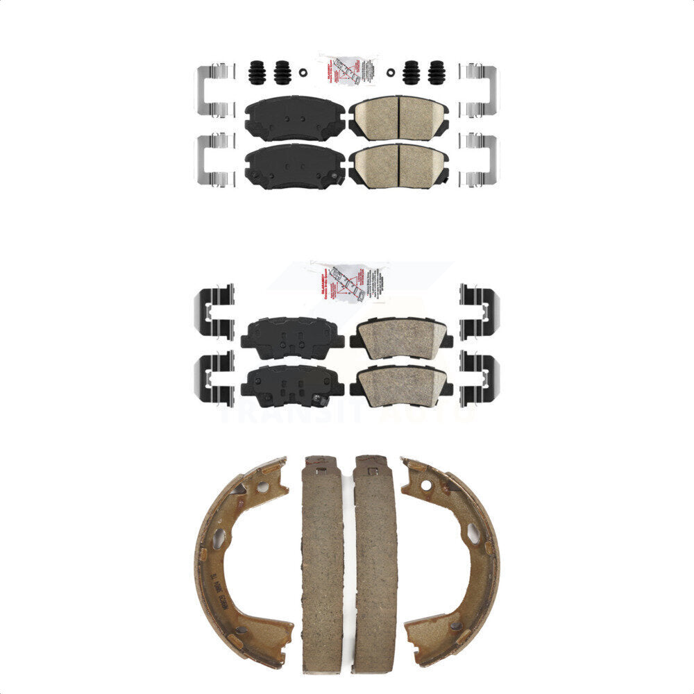 Transit Auto KNN-101194 Disc Brake Pad for 2010-2011 Hyundai Azera - Front and Rear