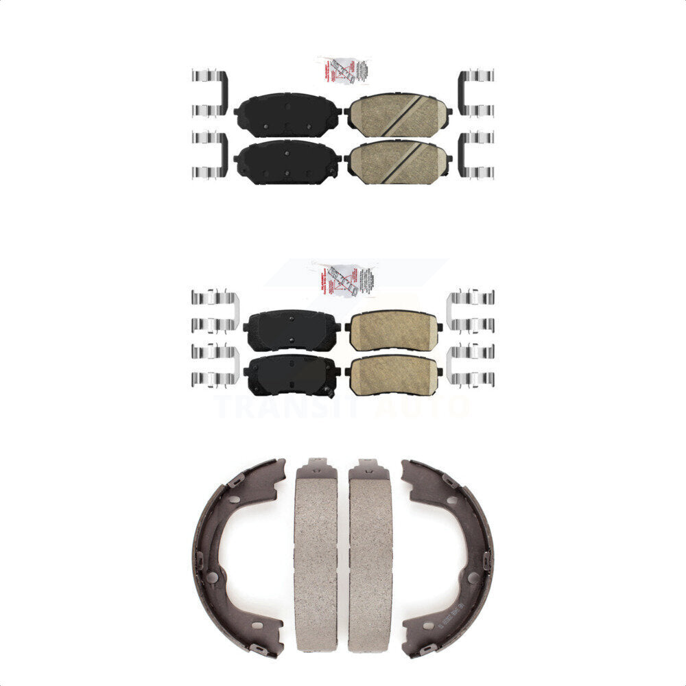 Transit Auto KNN-101202 Disc Brake Pad for 2007-2012 Hyundai Veracruz - Front and Rear