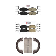 Transit Auto KNN-101202 Disc Brake Pad for 2007-2012 Hyundai Veracruz - Front and Rear