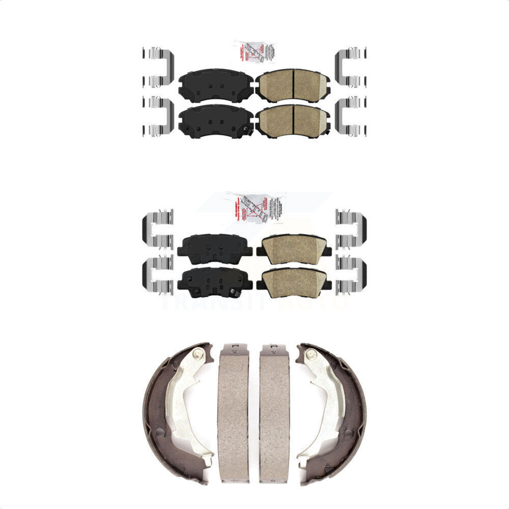 Transit Auto KNN-101205 Disc Brake Pad for 2010-2013 Kia Soul - Front and Rear
