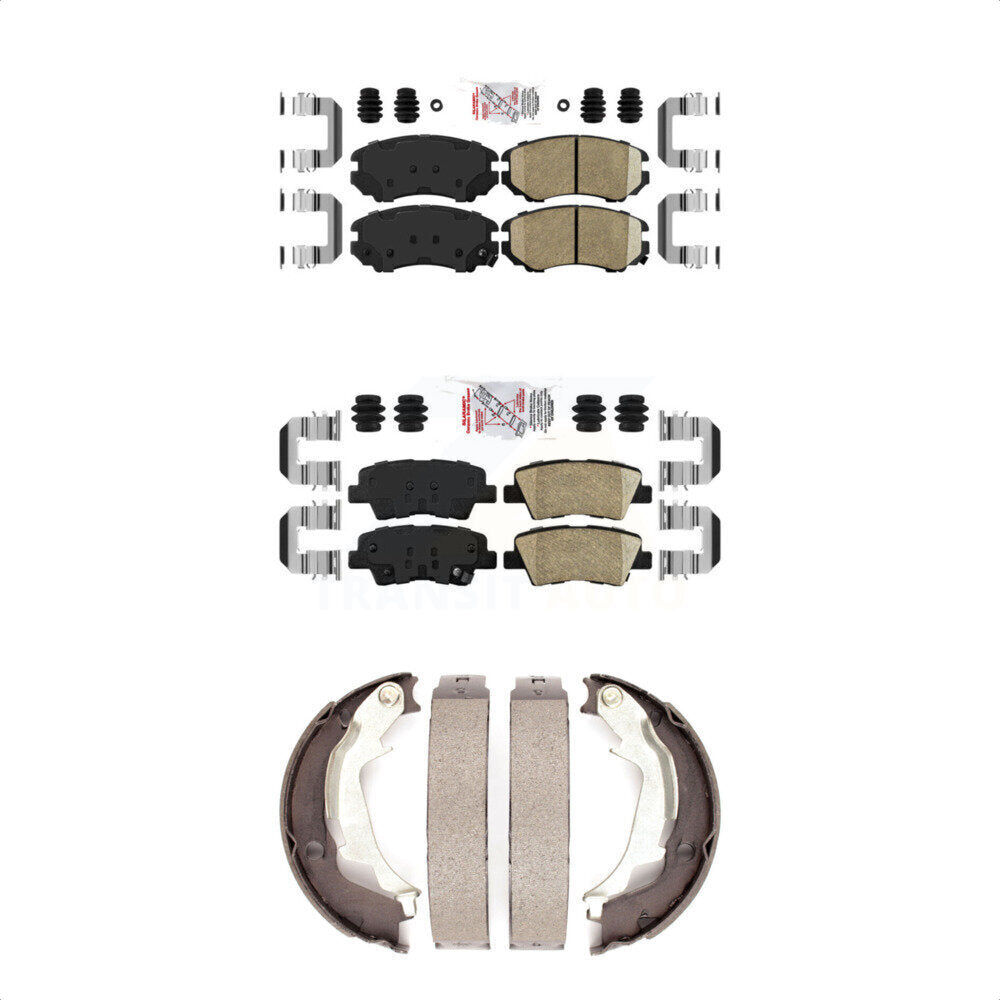 Transit Auto KNN-101206 Disc Brake Pad for 2010-2013 Kia Soul - Front and Rear