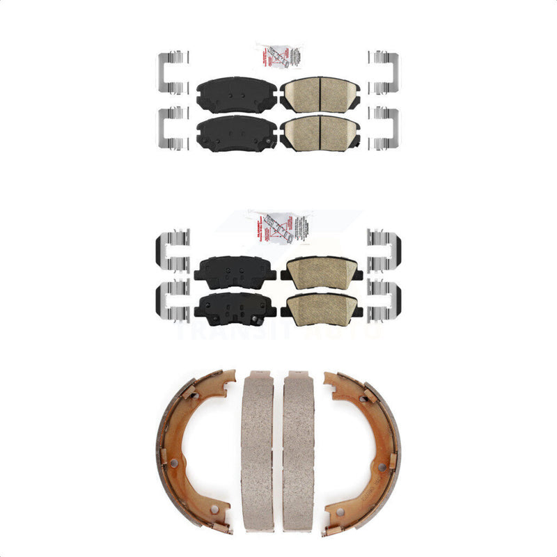 Transit Auto KNN-101208 Disc Brake Pad for 2007-2009 Kia Amanti - Front and Rear