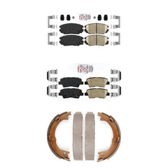 Transit Auto KNN-101209 Disc Brake Pad for 2007-2009 Kia Amanti - Front and Rear