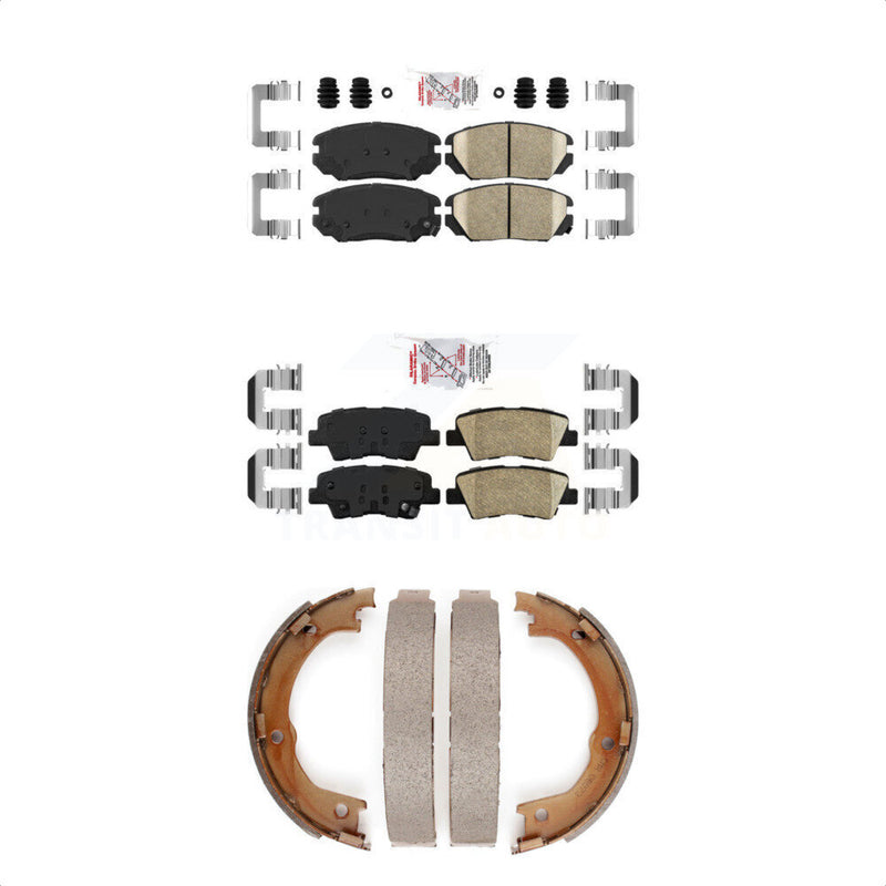 Transit Auto KNN-101209 Disc Brake Pad for 2007-2009 Kia Amanti - Front and Rear