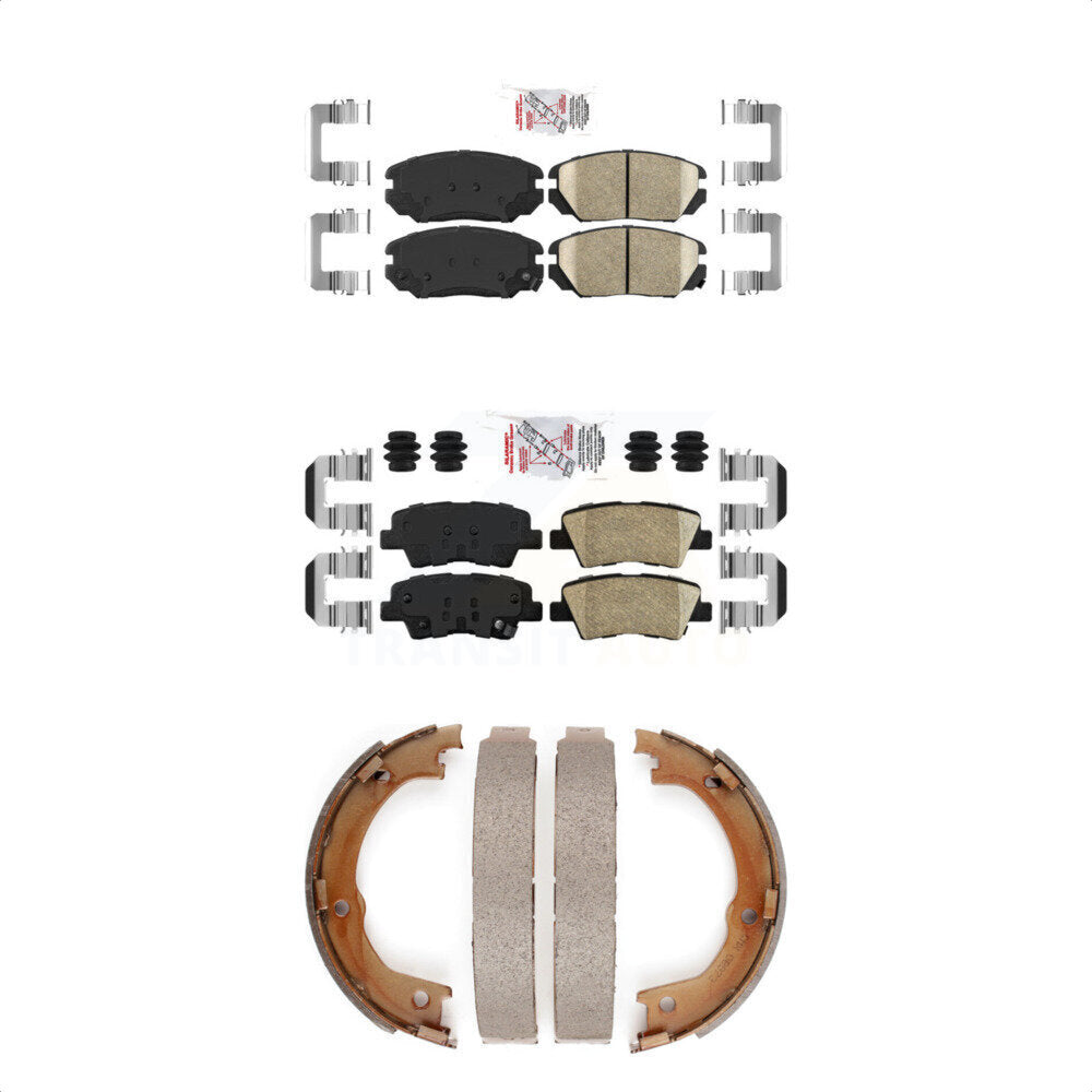 Transit Auto KNN-101210 Disc Brake Pad for 2007-2009 Kia Amanti - Front and Rear