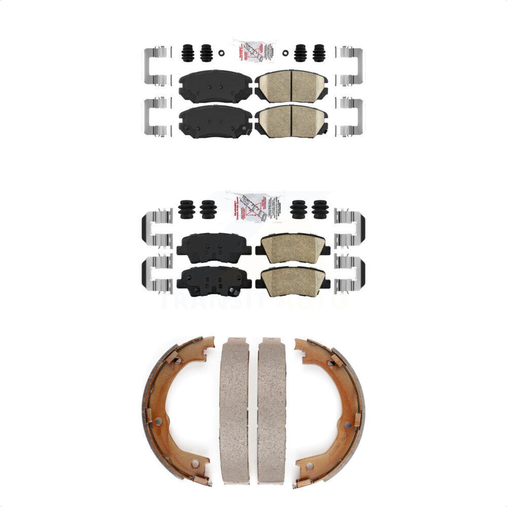 Transit Auto KNN-101211 Disc Brake Pad for 2007-2009 Kia Amanti - Front and Rear