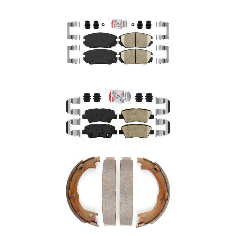 Transit Auto KNN-101211 Disc Brake Pad for 2007-2009 Kia Amanti - Front and Rear