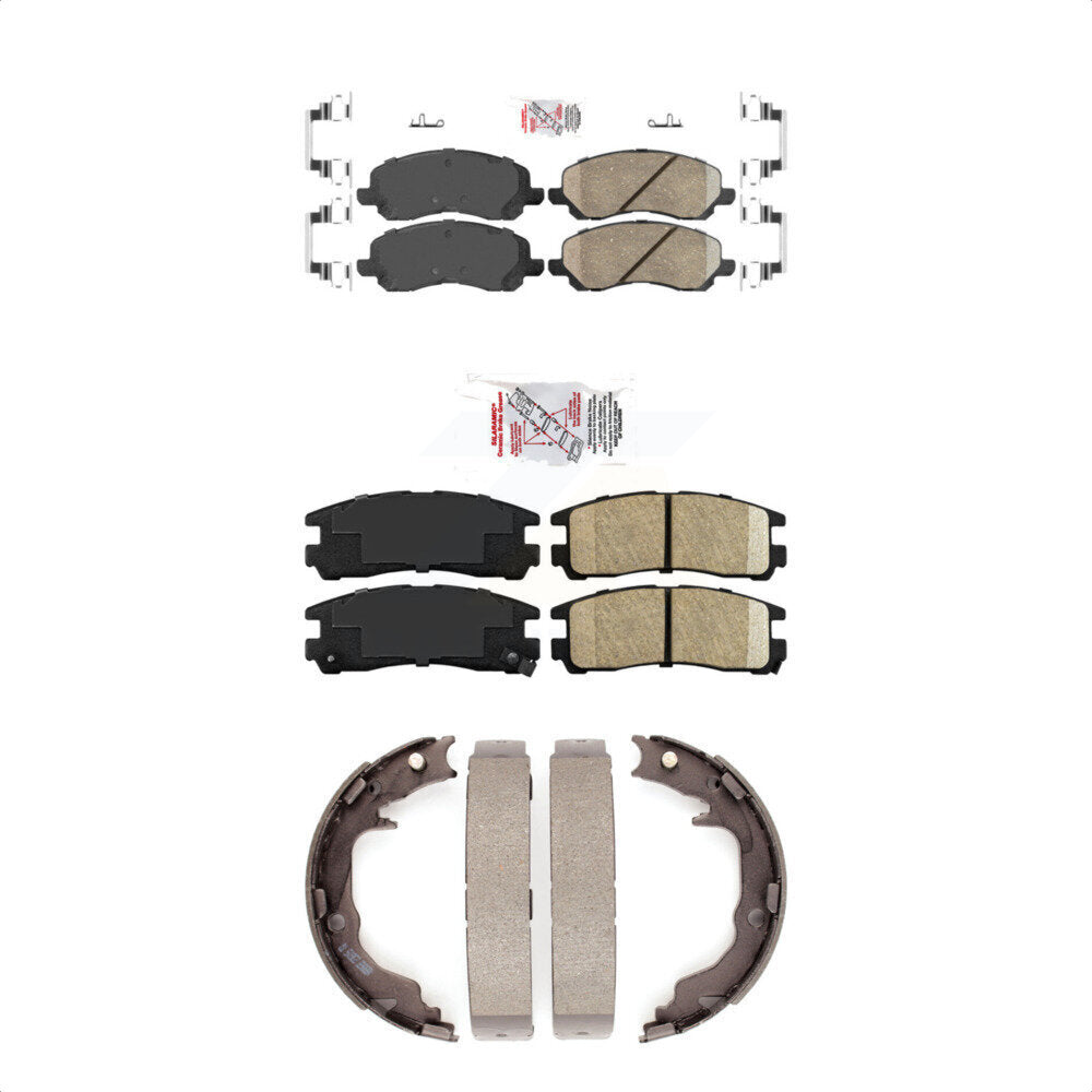 Transit Auto KNN-101214 Disc Brake Pad for 2004-2012 Mitsubishi Galant, Mitsubishi Eclipse - Front and Rear