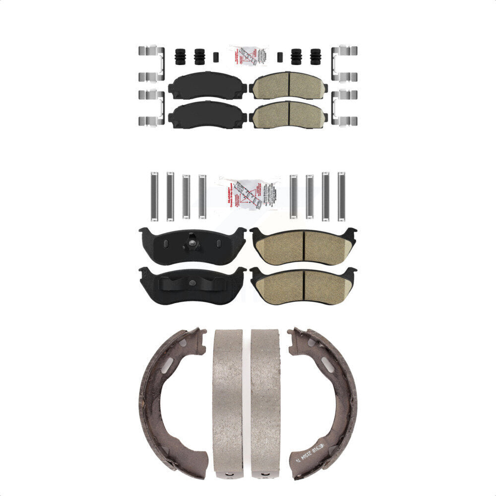 Transit Auto KNN-101216 Disc Brake Pad for 2002-2005 Ford Explorer, Mercury Mountaineer - Front and Rear