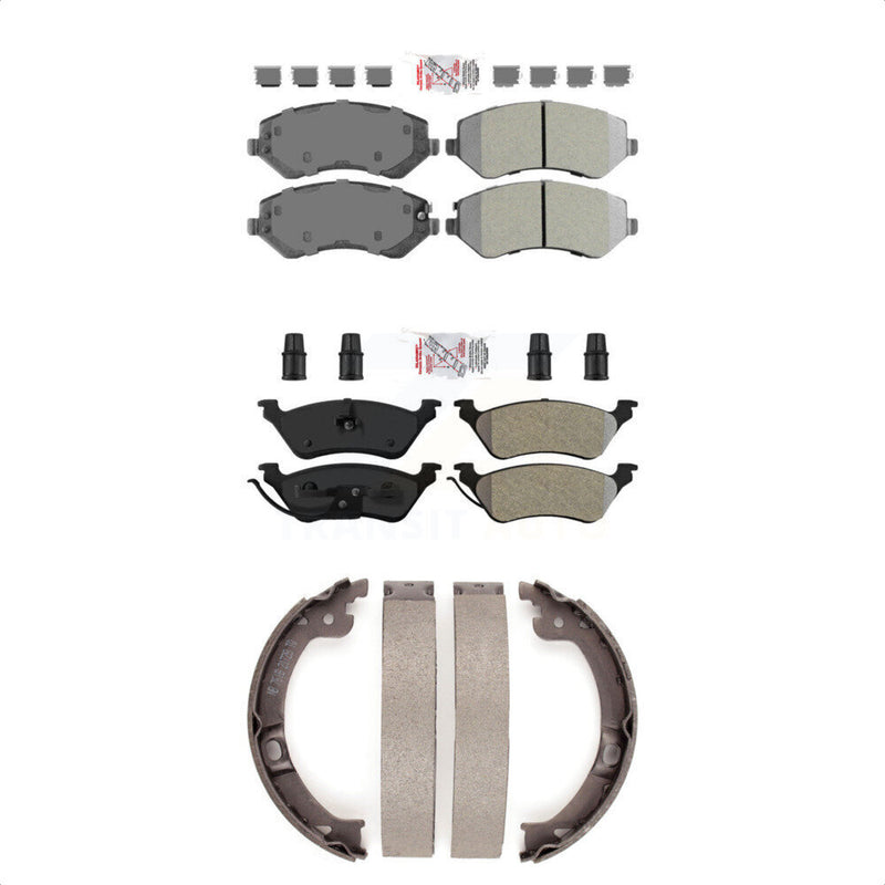 Transit Auto KNN-101218 Disc Brake Pad for 2001-2007 Dodge Caravan, Chrysler Town & Country and More - Front and Rear