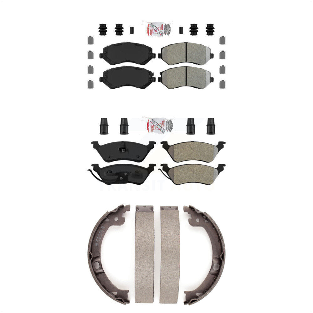 Transit Auto KNN-101219 Disc Brake Pad for 2001-2007 Dodge Caravan, Chrysler Town & Country and More - Front and Rear