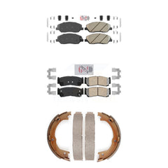 Transit Auto KNN-101223 Disc Brake Pad for 2007-2009 Hyundai Santa Fe - Front and Rear
