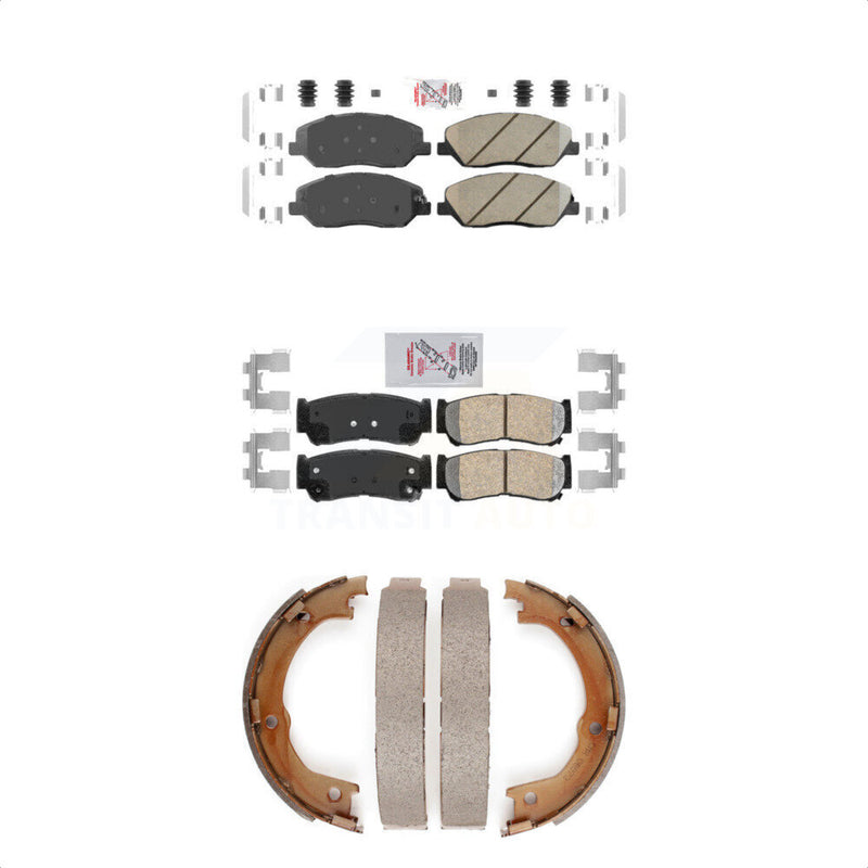 Transit Auto KNN-101223 Disc Brake Pad for 2007-2009 Hyundai Santa Fe - Front and Rear