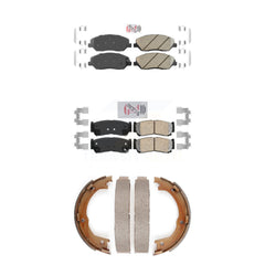 Transit Auto KNN-101224 Disc Brake Pad for 2007-2009 Hyundai Santa Fe - Front and Rear