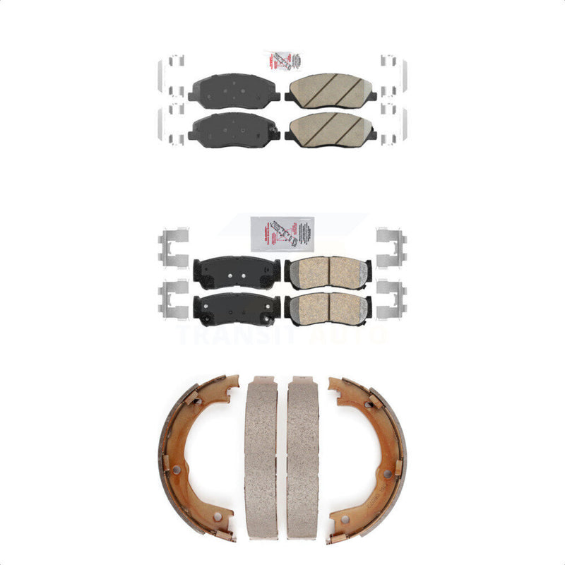 Transit Auto KNN-101224 Disc Brake Pad for 2007-2009 Hyundai Santa Fe - Front and Rear