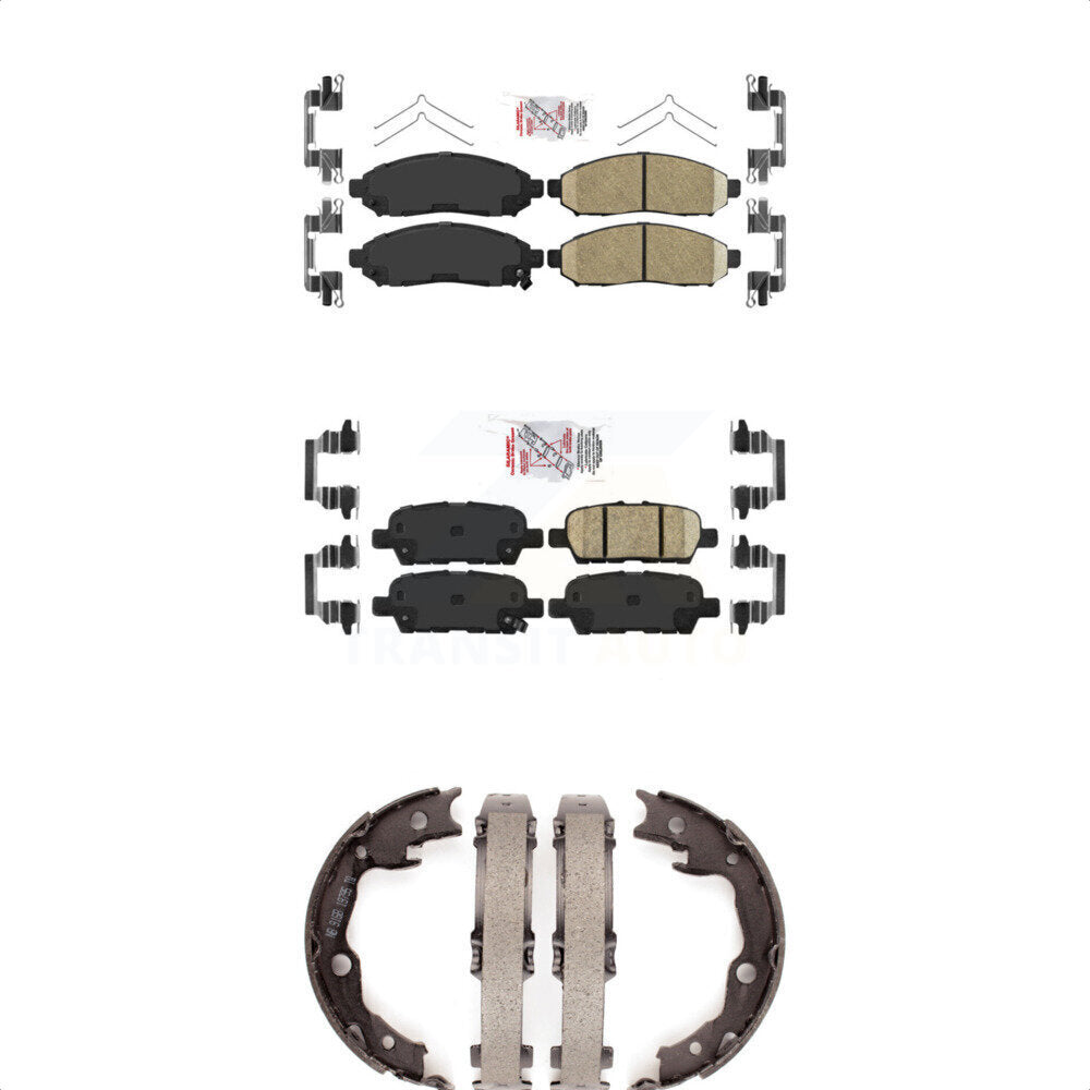 Transit Auto KNN-101225 Disc Brake Pad for 2011-2015 Nissan LEAF - Front and Rear