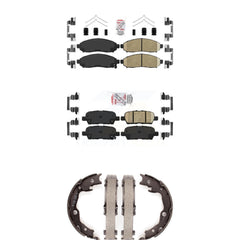 Transit Auto KNN-101226 Disc Brake Pad for 2011-2015 Nissan LEAF - Front and Rear