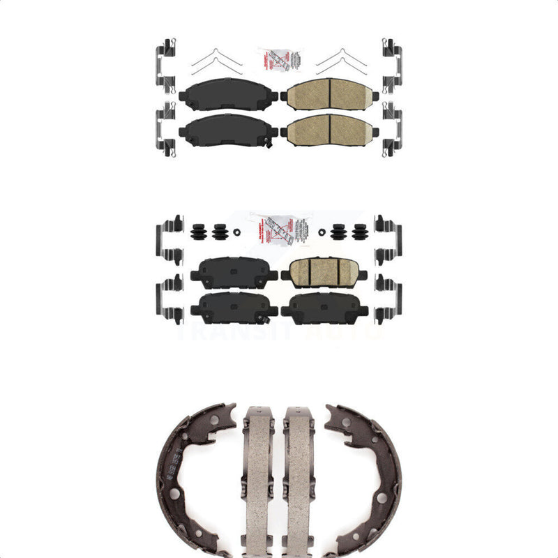 Transit Auto KNN-101227 Disc Brake Pad for 2011-2015 Nissan LEAF - Front and Rear