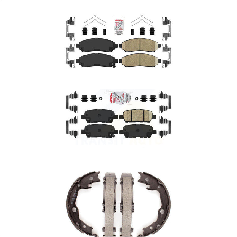 Transit Auto KNN-101228 Disc Brake Pad for 2011-2015 Nissan LEAF - Front and Rear