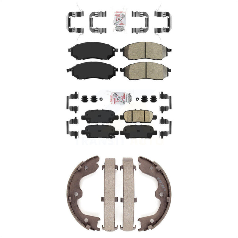 Transit Auto KNN-101230 Disc Brake Pad for 2005-2015 INFINITI QX50, INFINITI EX37 and More - Front and Rear