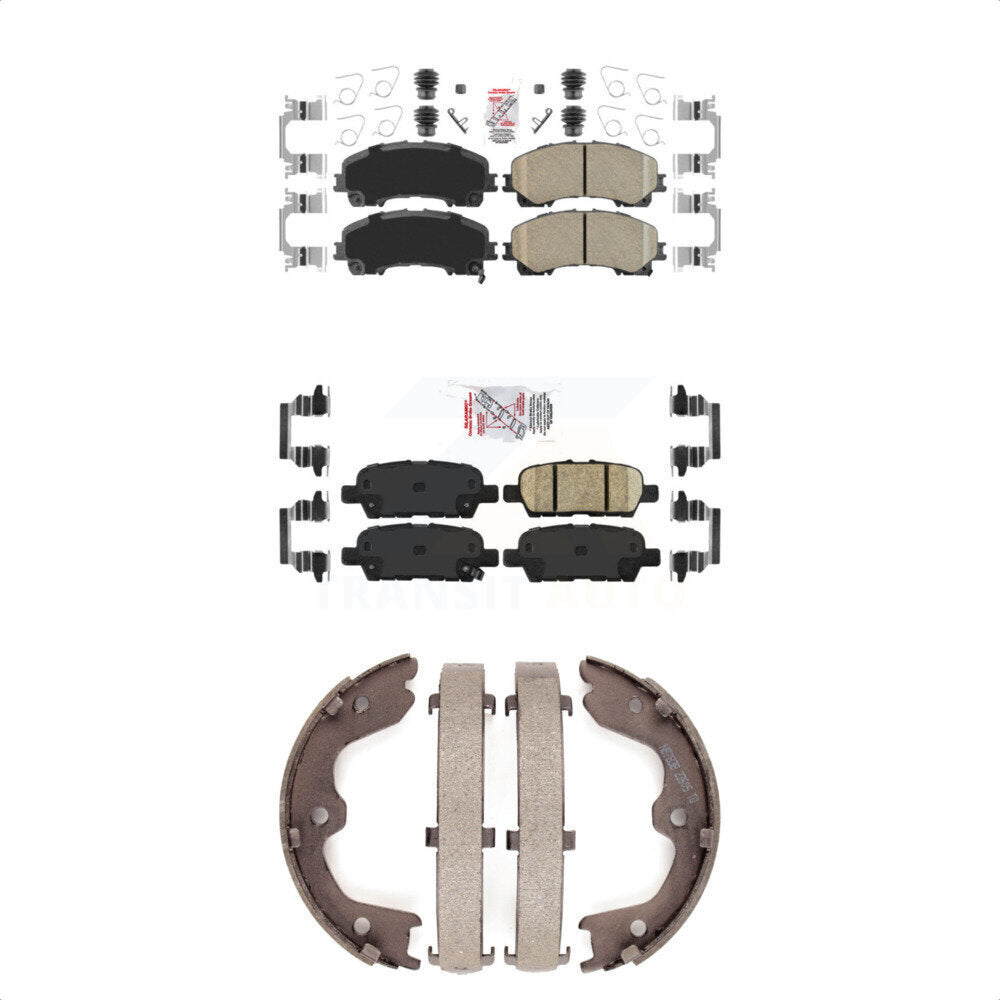 Transit Auto KNN-101237 Disc Brake Pad for 2016-2017 INFINITI QX50 - Front and Rear