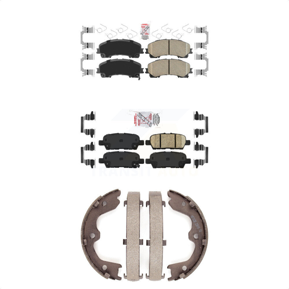 Transit Auto KNN-101238 Disc Brake Pad for 2016-2017 INFINITI QX50 - Front and Rear