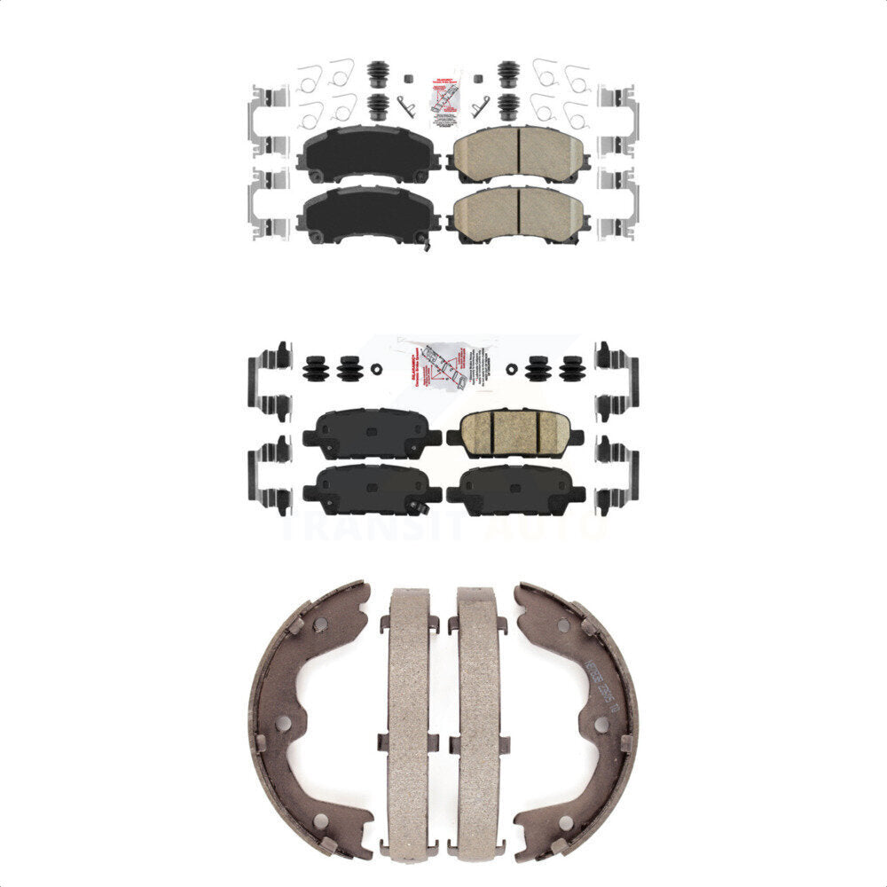 Transit Auto KNN-101239 Disc Brake Pad for 2016-2017 INFINITI QX50 - Front and Rear