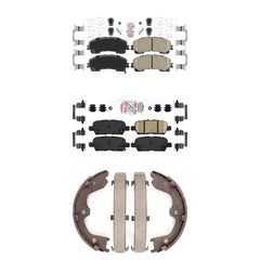 Transit Auto KNN-101239 Disc Brake Pad for 2016-2017 INFINITI QX50 - Front and Rear