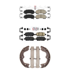 Transit Auto KNN-101240 Disc Brake Pad for 2016-2017 INFINITI QX50 - Front and Rear