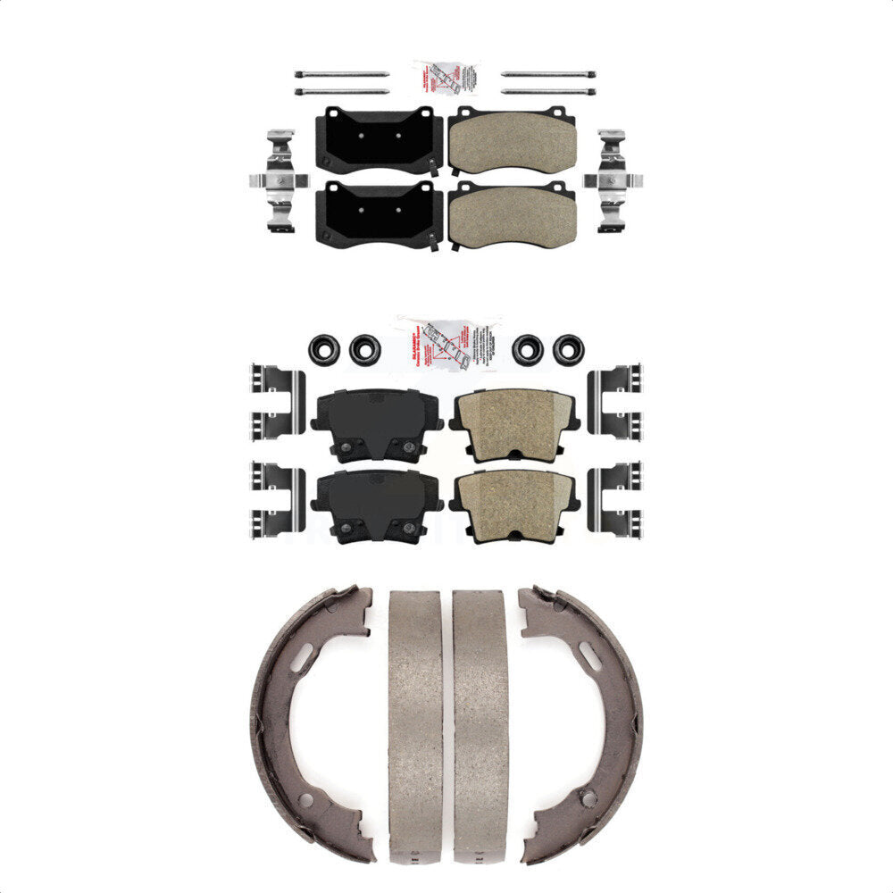 Transit Auto KNN-101245 Disc Brake Pad for 2015 Dodge Charger - Front and Rear