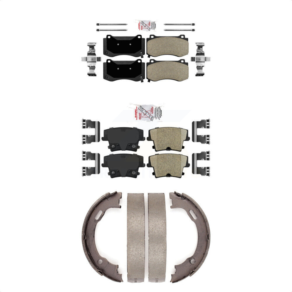 Transit Auto KNN-101246 Disc Brake Pad for 2015 Dodge Charger - Front and Rear