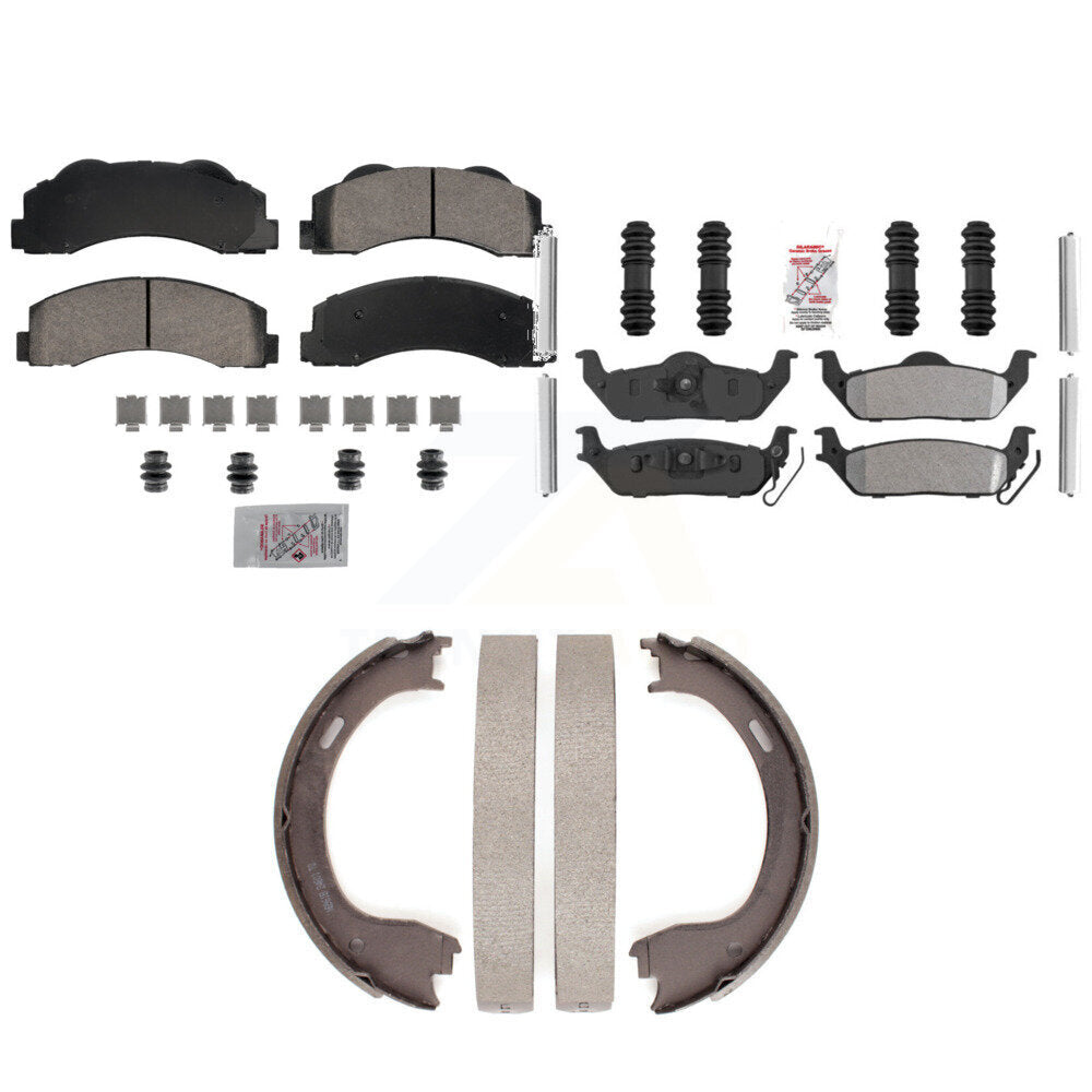 Transit Auto KNN-101247 Disc Brake Pad for 2010-2011 Ford F-150 - Front and Rear