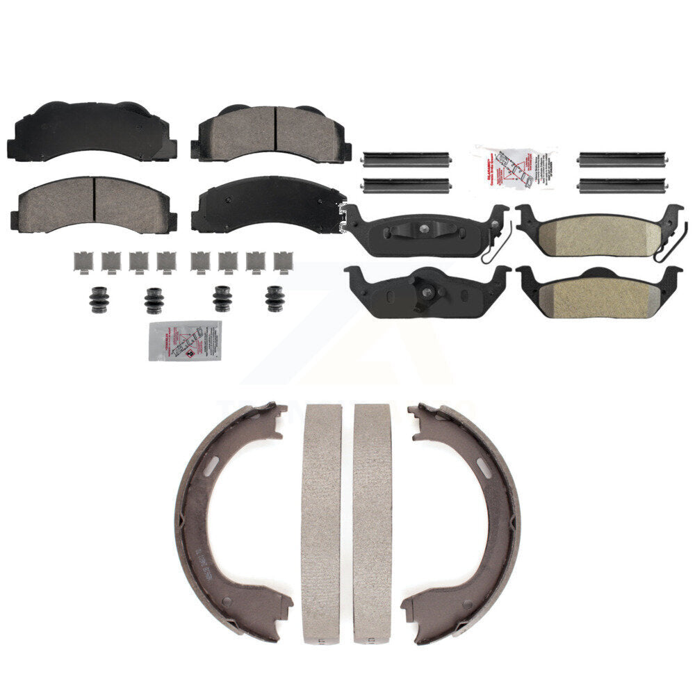 Transit Auto KNN-101248 Disc Brake Pad for 2010-2011 Ford F-150 - Front and Rear