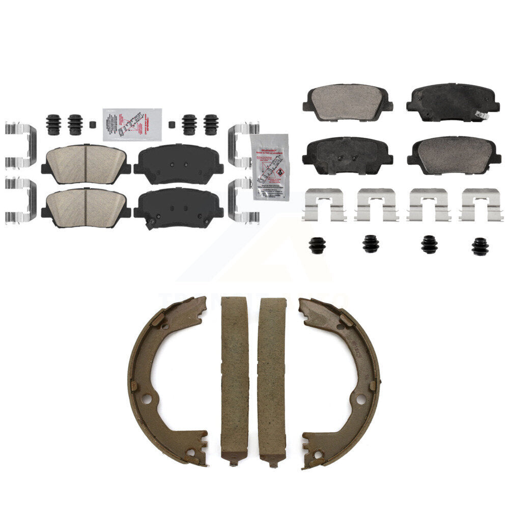 Transit Auto KNN-101249 Disc Brake Pad for 2013-2016 Kia Sorento, Hyundai Santa Fe Sport - Front and Rear