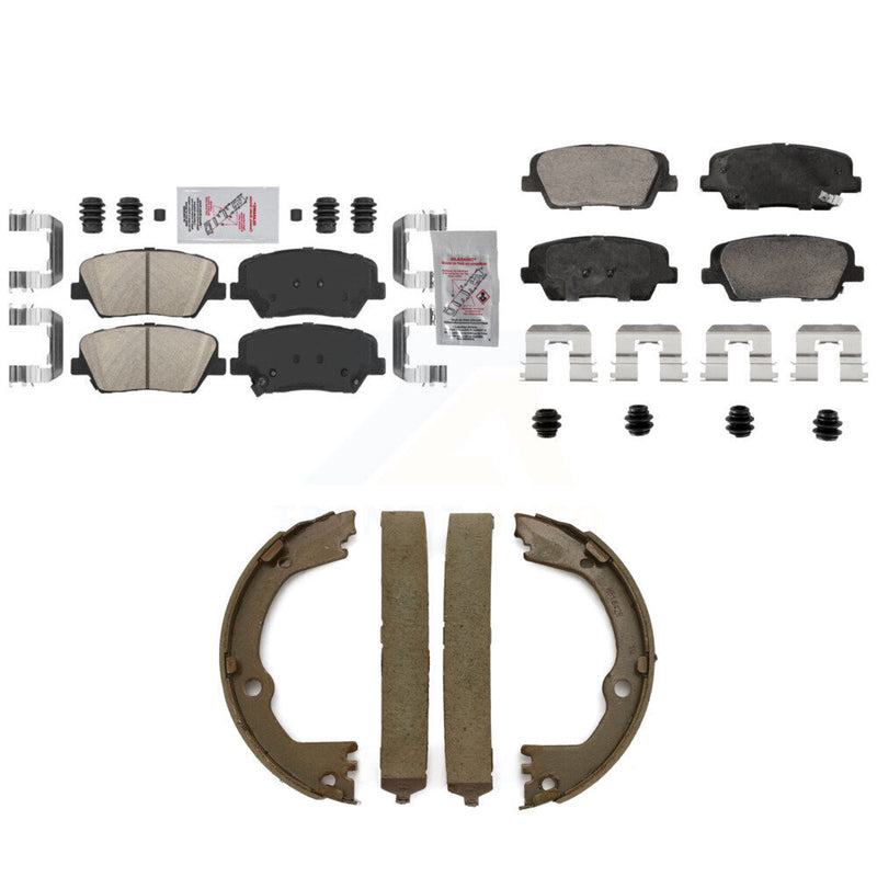 Transit Auto KNN-101249 Disc Brake Pad for 2013-2016 Kia Sorento, Hyundai Santa Fe Sport - Front and Rear