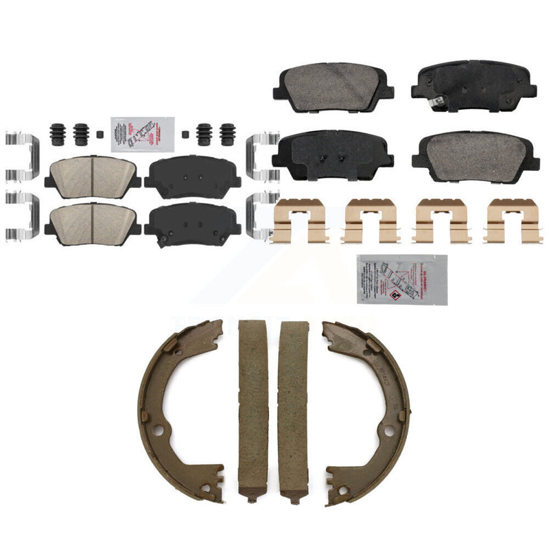 Transit Auto KNN-101251 Disc Brake Pad for 2013-2016 Kia Sorento, Hyundai Santa Fe Sport - Front and Rear