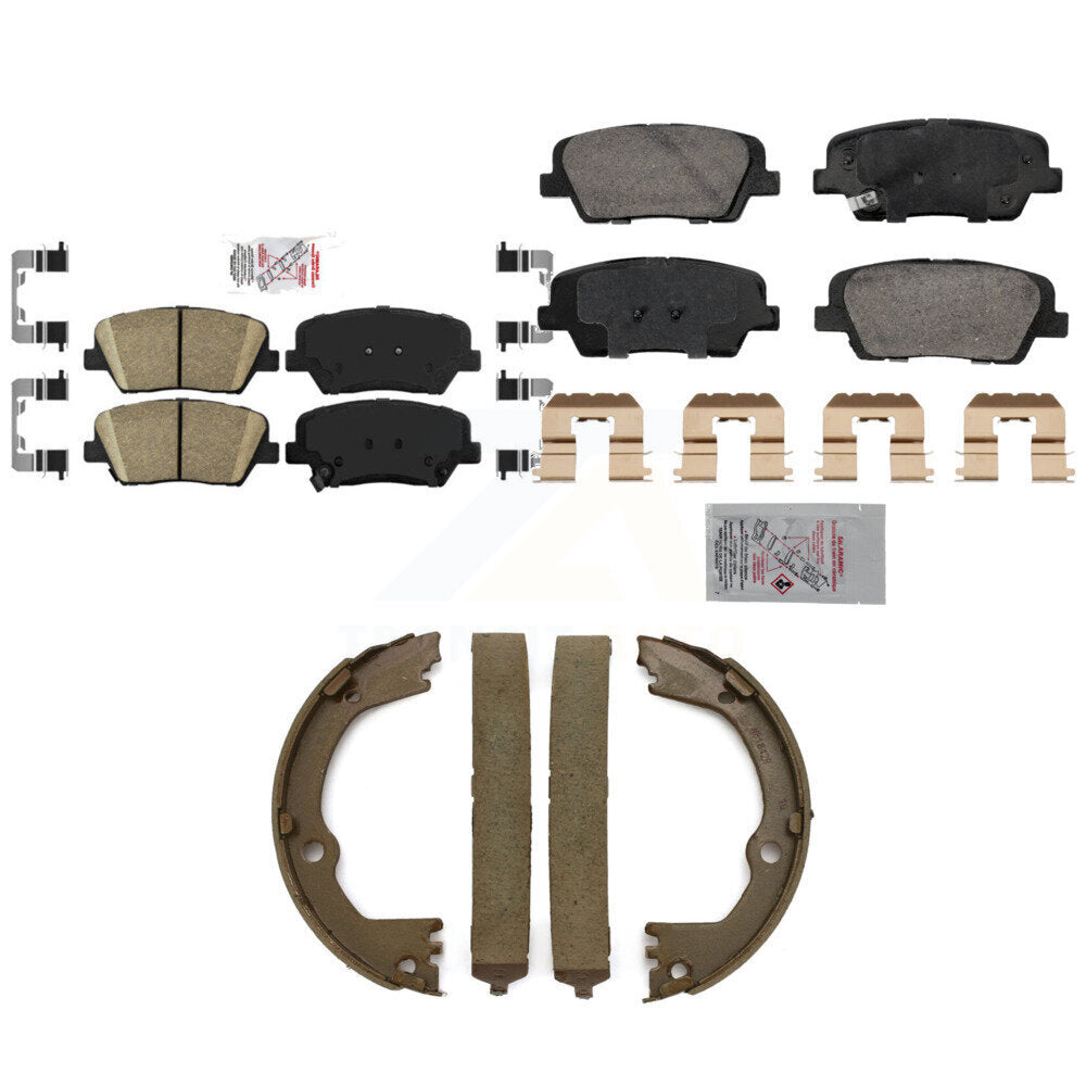 Transit Auto KNN-101252 Disc Brake Pad for 2013-2016 Kia Sorento, Hyundai Santa Fe Sport - Front and Rear