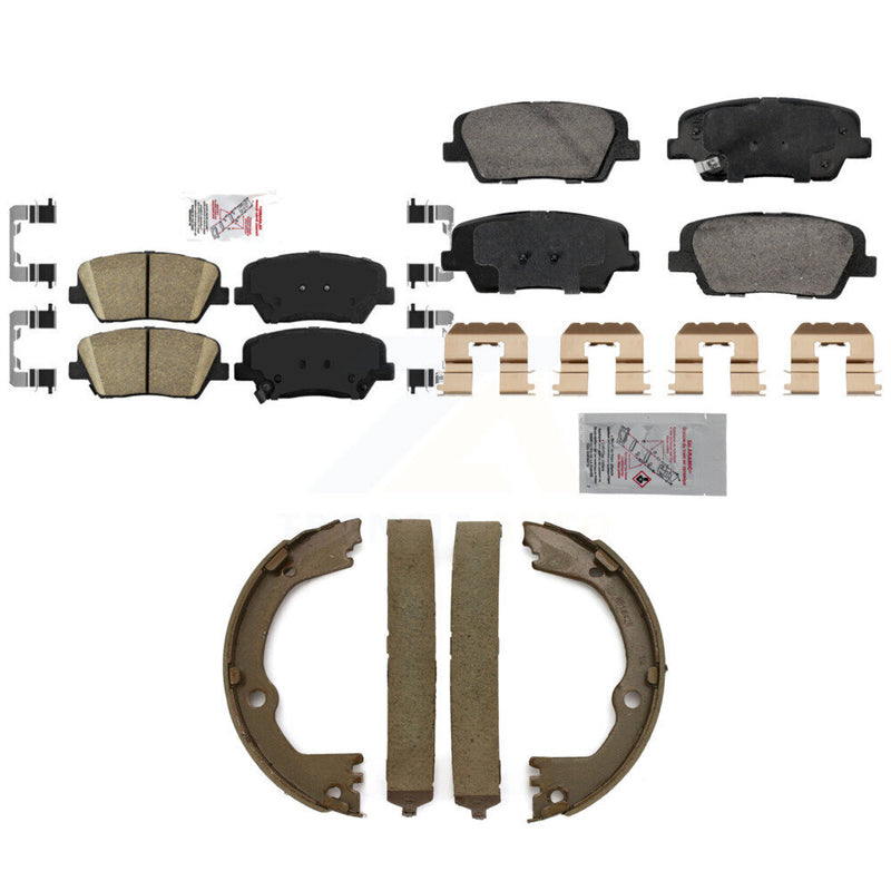 Transit Auto KNN-101252 Disc Brake Pad for 2013-2016 Kia Sorento, Hyundai Santa Fe Sport - Front and Rear