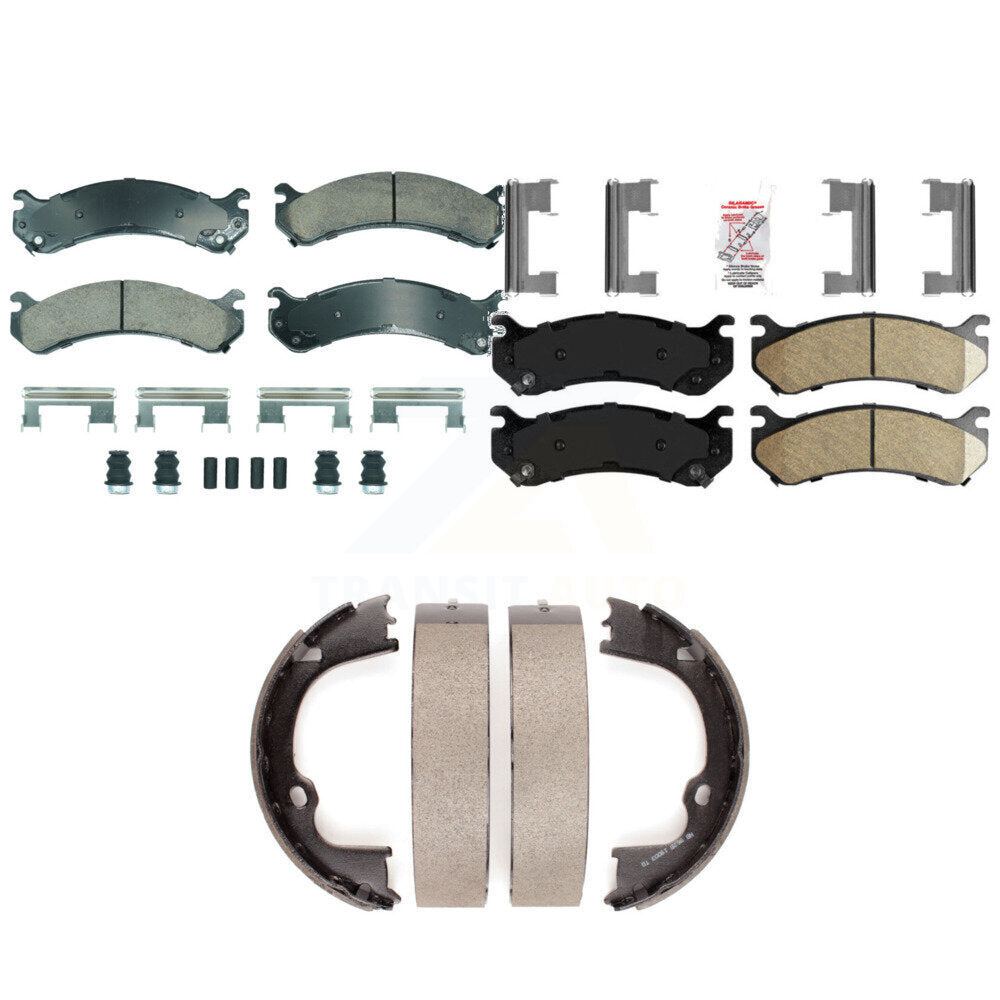 Transit Auto KNN-101254 Disc Brake Pad for 2007-2013 Chevrolet Silverado 2500 HD, Chevrolet Suburban 2500 and More - Front and Rear