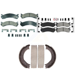 Transit Auto KNN-101255 Disc Brake Pad for 1999-2010 GMC Sierra 3500 HD, Chevrolet Silverado 1500 HD Classic and More - Front and Rear