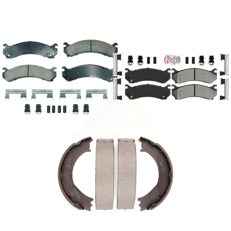 Transit Auto KNN-101255 Disc Brake Pad for 1999-2010 GMC Sierra 3500 HD, Chevrolet Silverado 1500 HD Classic and More - Front and Rear