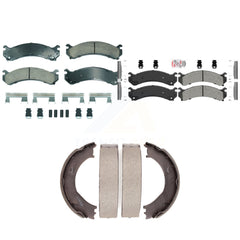 Transit Auto KNN-101257 Disc Brake Pad for 2001-2010 GMC Sierra 3500 HD, Chevrolet Silverado 3500 Classic and More - Front and Rear