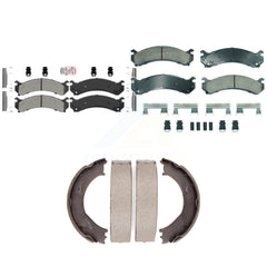 Transit Auto KNN-101258 Disc Brake Pad for 2001-2010 GMC Sierra 3500 HD, Chevrolet Silverado 3500 Classic and More - Front and Rear